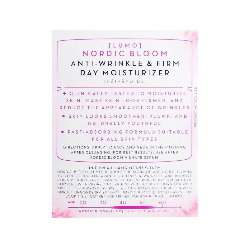 Lumene Nordic Bloom Anti-Wrinkle Day Face Moisturizer - 1.7 fl oz, 5 of 8