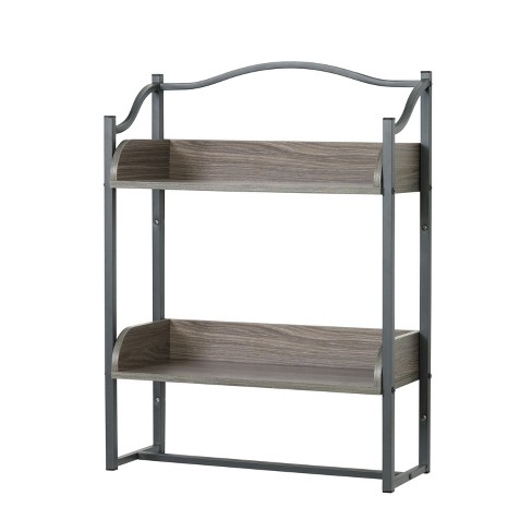 Bathroom Decorative Shelf Gray Zenna Home Target