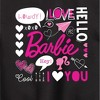 Boys' - Barbie - Barbie Valentine's Collage Graphic Long Sleeve Fleece Sweatshirt - 2 of 4