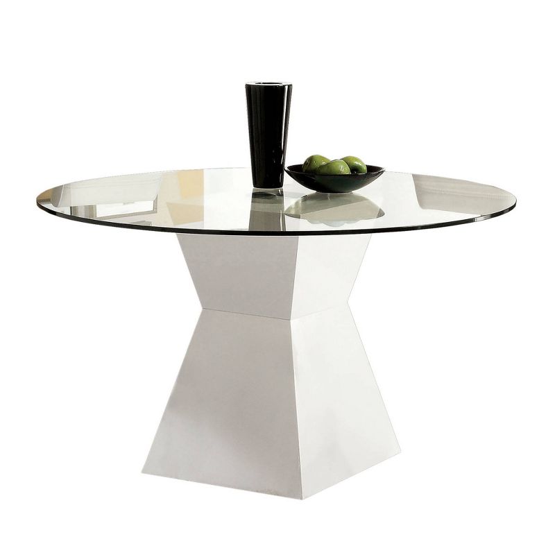 45&#34; Grimsby Round Dining Table White - HOMES: Inside + Out, 4 of 5