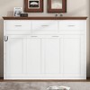 Twin Size Murphy Bed with 3 Drawers for Bedroom - 2 of 4