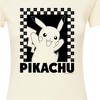 Women's - Pokémon - Pika Checkers Juniors Fitted Graphic T-Shirt - 2 of 3