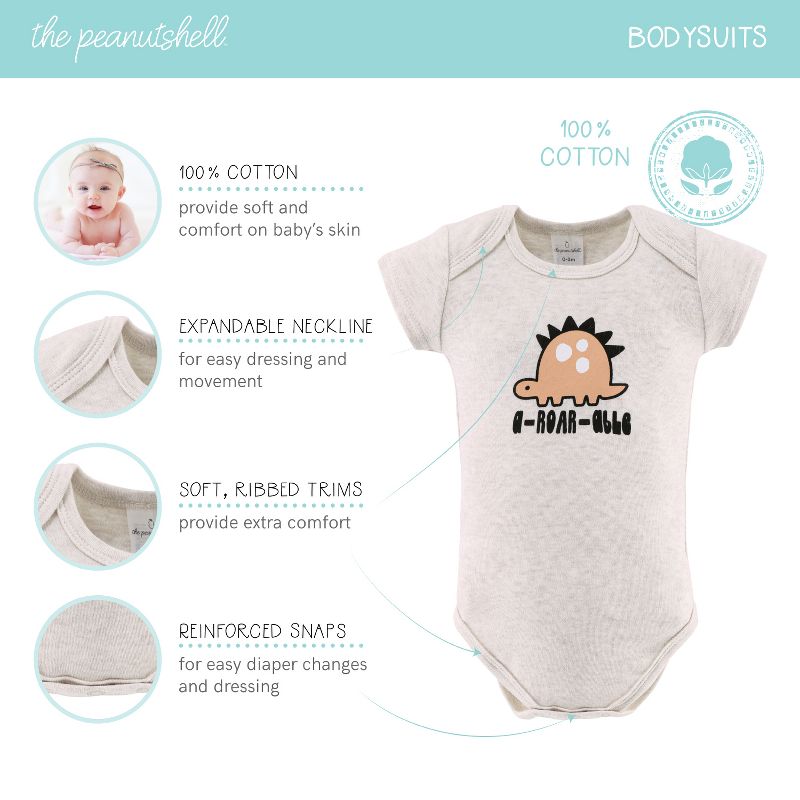 The Peanutshell Tiny Dino 16-Piece Layette Gift Set, 4 of 8