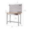 Seville Classics UltraHD Lighted Workcenter w/ Wood Top and Pegboard - 2 of 4