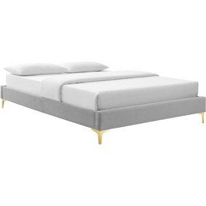 Modway Sutton Twin Performance Velvet Bed Frame - 1 of 4