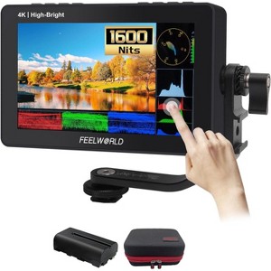 FEELWORLD F5 Pro X 5.5 Inch 1600nits Daylight Visible DSLR Camera Field 4K Monitor with 3D LUT HDMI - 1 of 1