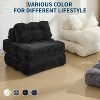 2 Pack Folding Sofa Bed,Convertible Sleeper Chair with Pillow Foldable Mattress&Side Pocket,Fold Out Sofa Lounge,Comfy Living Room Bedroom - 3 of 4