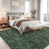 Floral Kitchen Rug – Washable, Non-Slip, Low Pile, Distressed Print Runner for Hallway, Bathroom, Laundry - 3 of 4