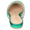 Allegra K Women's T-Strap Sparky Glitter Slip-On Pointed Toe Flats Mules - 3 of 4