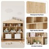 Toy Storage Organizer 9-Cubby Kids Bookshelf 40.7in Width Bookcase Toddlers Playhouse Cabinet Shelf - 4 of 4