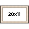 PosterPalooza | Contemporary Silver Picture Frame - UV Acrylic, Backing Board, Hanging Hardware Included - 2 of 4