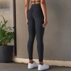 Anna-Kaci Active Women's Overlap V-Waist High-Waisted with Pockets Seamless Yoga Workout Compression Tights - 3 of 4