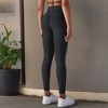 Anna-Kaci Women's Overlap V-Waist High-Waisted with Pockets Seamless Yoga Workout Compression Tights for Running and Gym Training - image 3 of 4