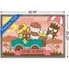 Trends International Hello Kitty and Friends: 22 Seize The Moment - Safari Framed Wall Poster Prints - 3 of 4