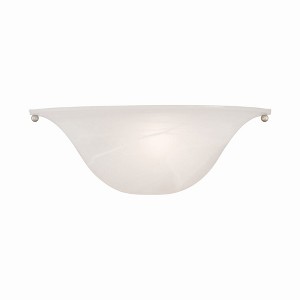 Livex Lighting Wynnewood 1 - Light Wall Light in  Painted Satin Nickel - 1 of 2