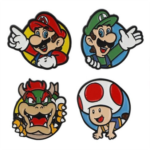Set of 10 Mario Stickers | Vinyl Stickers Super Mario Mario Bros