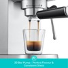 CASABREWS 5418Basic Stainless Steel Compact Espresso Machine: 20-Bar, Milk Frother, Volume Control - 3 of 4