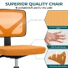 TiramisuBest Armless Desk Chair Small Home Office Chair with Lumbar Support, Modular Sectional Sofa with Storage, Sideboard Buffet Style Des - 3 of 4
