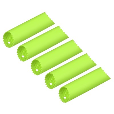 Unique Bargains Kitchen Non-Slip Flexible Silicone Garlic Cloves Skin Remover Peeler 5 Pcs
