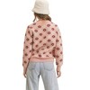 Women's Snowflake Print Crew Neck Sweater - &merci - 3 of 3