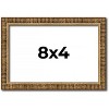 PosterPalooza | Panoramic Textured Gold Picture Frame - UV Acrylic, Foam Board Backing, Hanging Hardware - 3 of 4