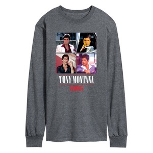 Men's - Scarface - Tony Montana- Men's Long Sleeve Graphic T-Shirt Long Sleeve Graphic T-Shirt - 1 of 3