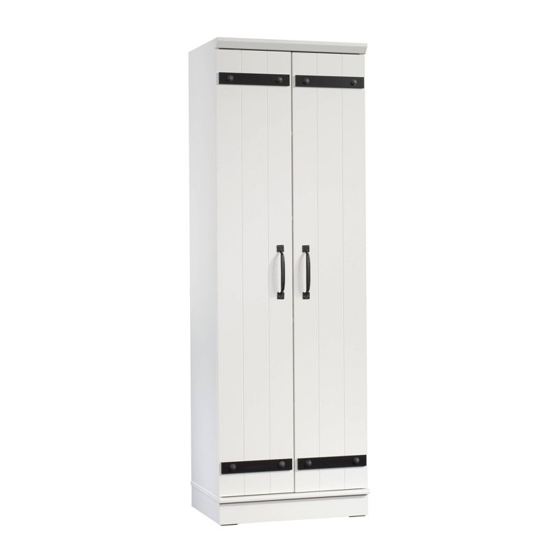 Homeplus 2 Door Kitchen Pantry Cabinet Soft White - Sauder, 1 of 7