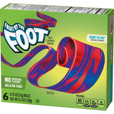 Fruit by the Foot Tie Dye Fruit Snacks - 6ct