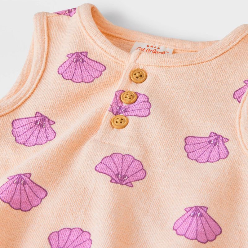 Baby Shell Romper - Cat & Jack™, 4 of 10