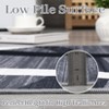 2x6 Washable Runner Rug ¨C Non-Slip Hallway Carpet with Grey Circle Design, Machine Washable Geometric Entryway Rug for Kitchen, Living Room & Bedroom - 2 of 4