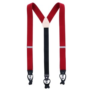 Trafalgar Men's Kenton Wool Felt Convertible Suspenders - 1 of 3