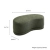 Modway Nimbus 48" Upholstered Ottoman Bench – Modern Tufted Velvet Bench with Metal Legs, Entryway or Bedroom Accent Seating - 3 of 4