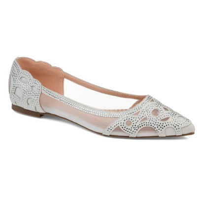 Journee Collection Women's Batavia Slip On Pointed Toe Ballet Flats