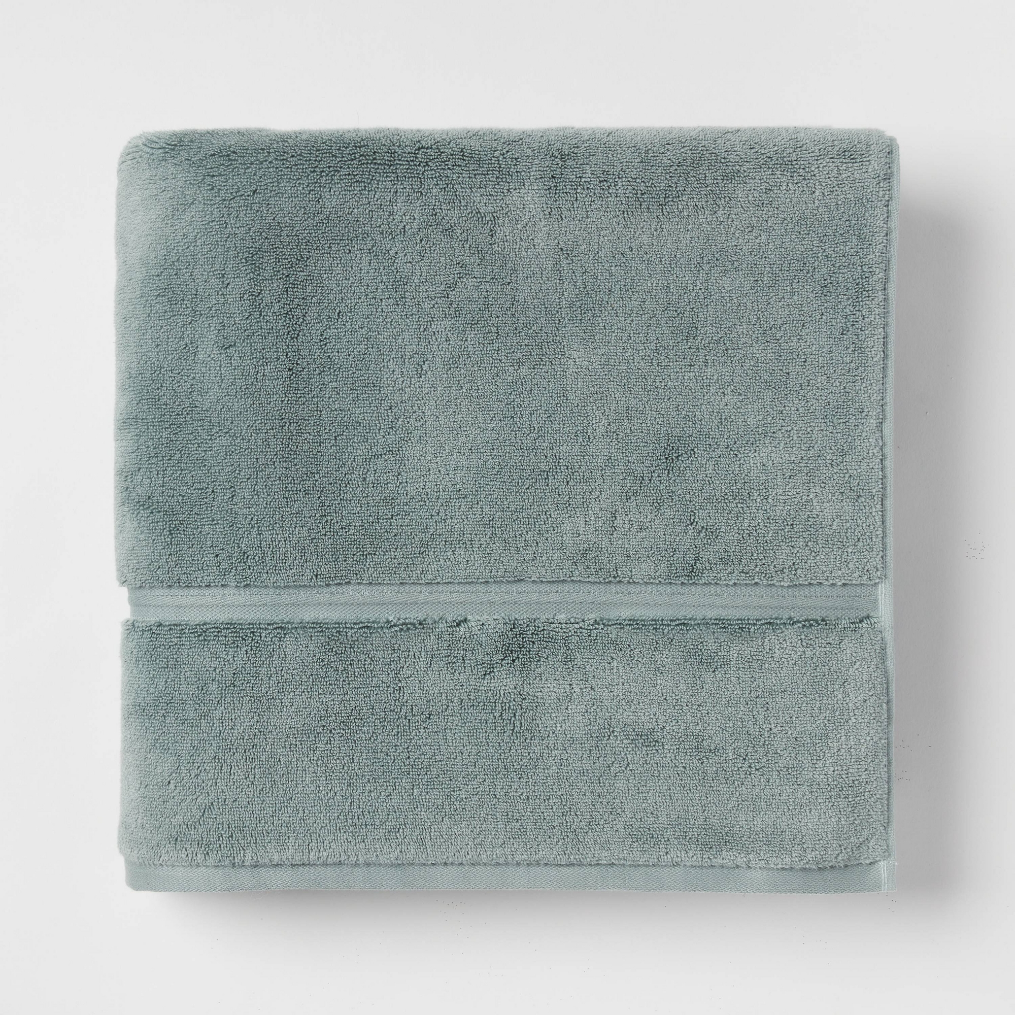 Oversized Spa Plush Bath Towel Sage Green - Threshold™