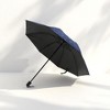 Unique Bargains Portable Umbrella 8-Rib Leaves Pattern Manual Sun Impact Cloth Vinyl 39.37"x27.17" 1 Pcs - 2 of 4