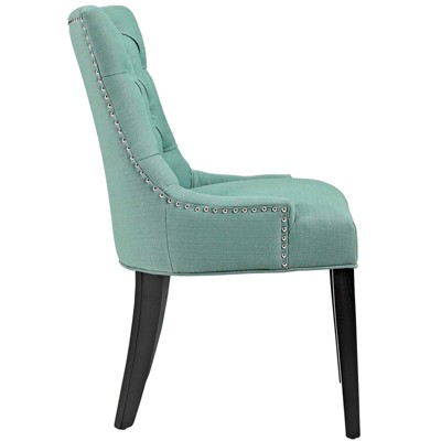 Laguna Green Tufted Upholstered Wood Dining Side Chair