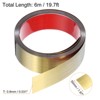 Unique Bargains Self-Adhesive Stainless Steel Mirror Finish Peel and Stick Wall Trim - 2 of 4