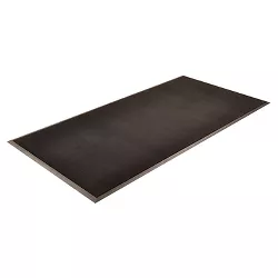 3'x5' HomeTrax Rubber Brush Doormat Black