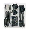 LunaLulinlk Mainstays 36 Piece Kitchen Gadget Set with Kitchen Cooking Utensils, and Drawer Organizer, Black - 3 of 4