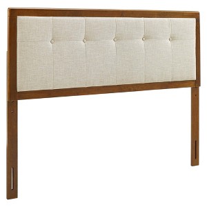 Modway Draper Tufted King Fabric and Wood Headboard - 1 of 4