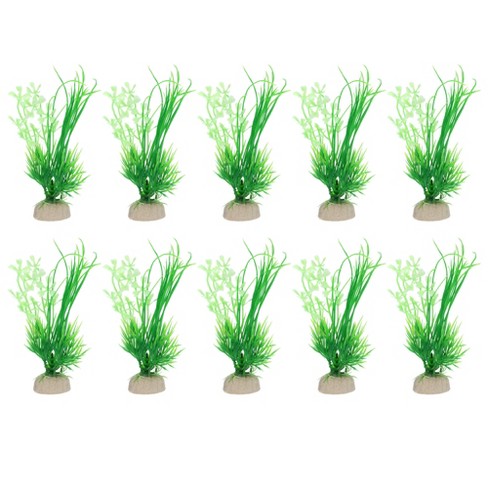 Unique Bargains Fish Tank Aquarium Decorations Plastic Plants 5.12" - image 1 of 4