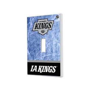 NHL Western Conference Teams Ice Wordmark Hidden-Screw Light Switch Plate for Single Toggle - 1 of 4