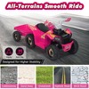 Sandinrayli 6 Volt Kids Ride On ATV Toddler Toy Car 4-Wheeler Quad Car for Kids 3-6 with Trailer - 3 of 4