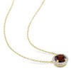 EVERLY JEWELRY | Sterling Silver  2 3/4 CT TGW Created Sapphire Fashion Pendant With Chain, 18-inch - 4 of 4