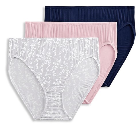 New Women's Jockey 3-Pack (Bright Blooms) Classics French Cut Cotton  Underwear