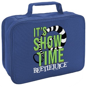 Beetlejuice It's Showtime Quote Insulated Soft Sided Lunch Box - 1 of 4