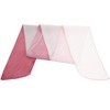 INSPIRE CHIC Women's Solid Contrast Color Pleated Long Satin Neck Scarves 49.2"x4.3" 1 Pc - 4 of 4