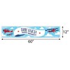 Big Dot of Happiness Taking Flight - Airplane - Vintage Plane Happy Birthday Decorations Party Banner - 2 of 4