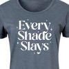 Women's - Instant Message - Every Shade Slays Graphic T-shirt Dress - 2 of 4