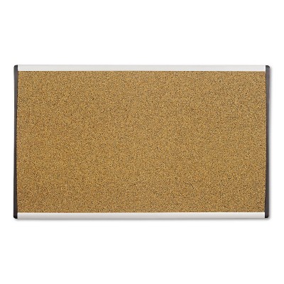 Photo 1 of Quartet ARC Frame Cork Cubicle Board 18 x 30 Tan Aluminum Frame ARCB3018